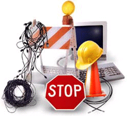 Online-Baustelle
